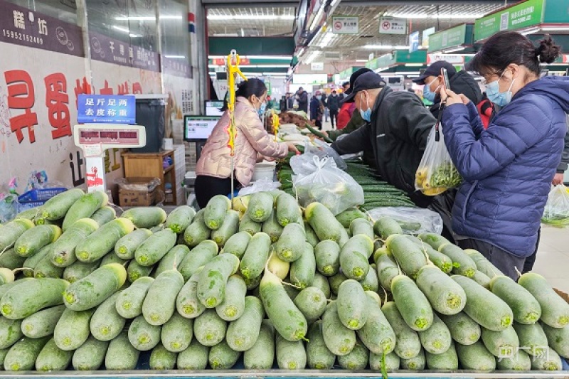 应对寒潮天气 徐州果蔬备货量充足